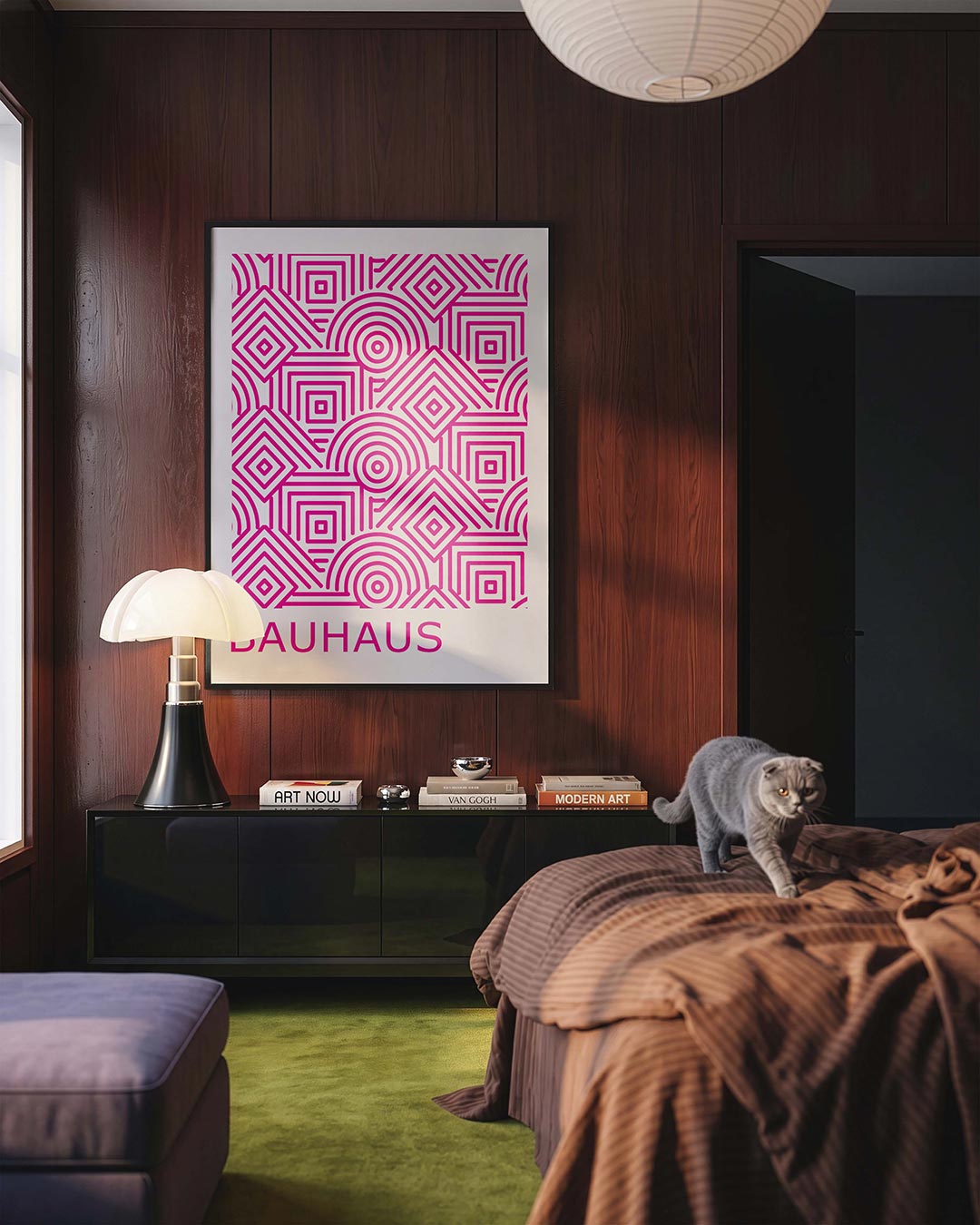 Lijnen en patronen Poster