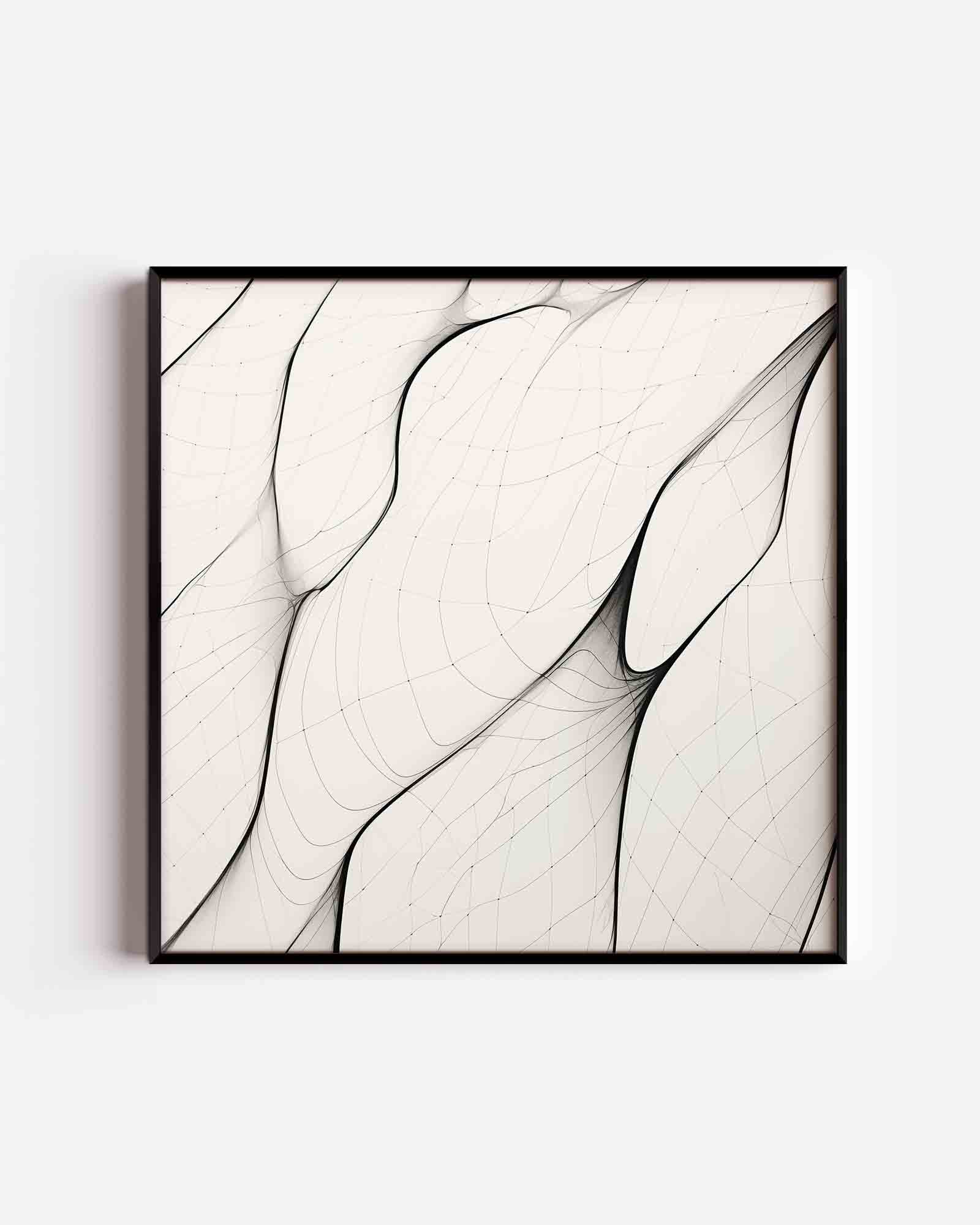Abstracte lijnen Poster