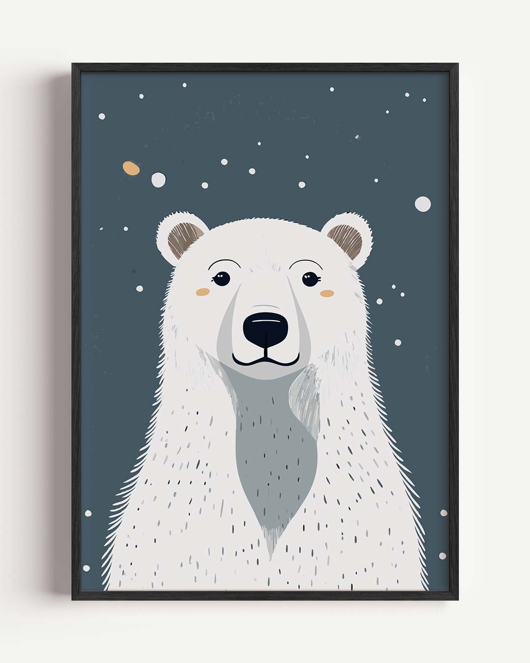 Schattige IJsbeer Illustratie Poster