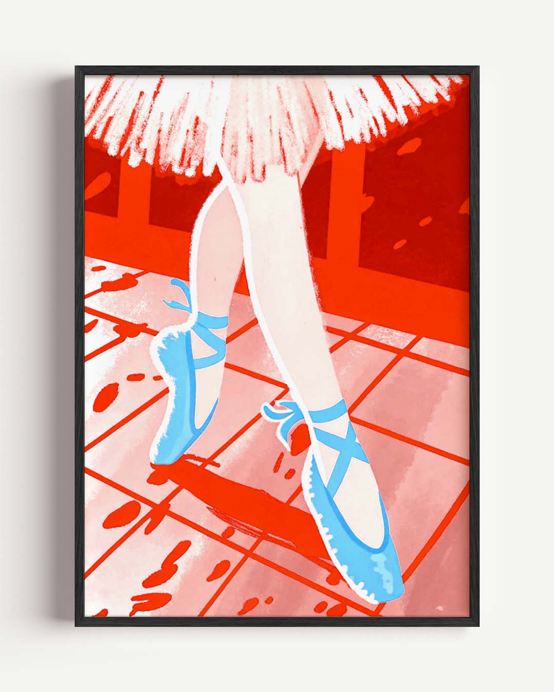Dansend in Rood Poster