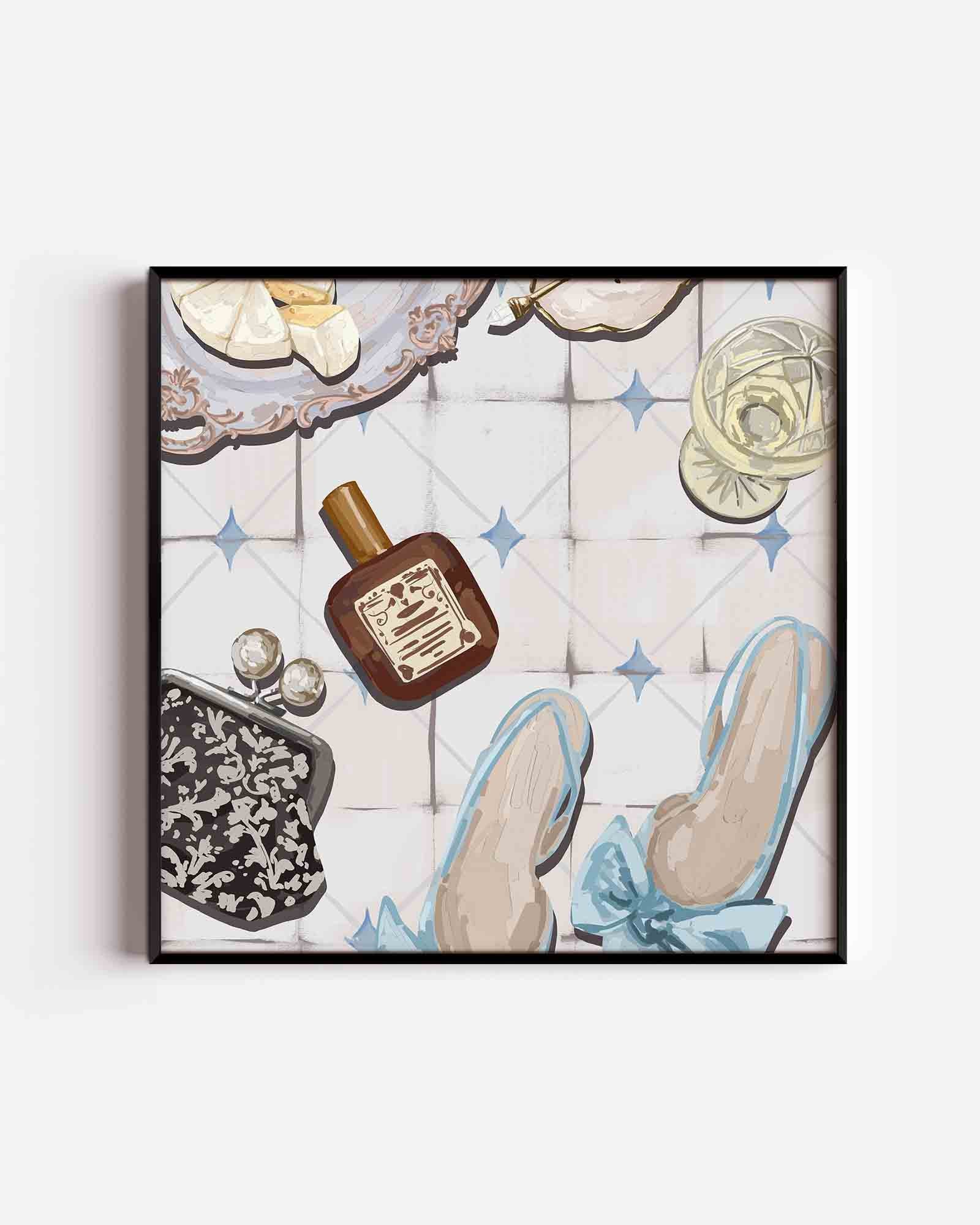 Stilleven met accessoires Poster