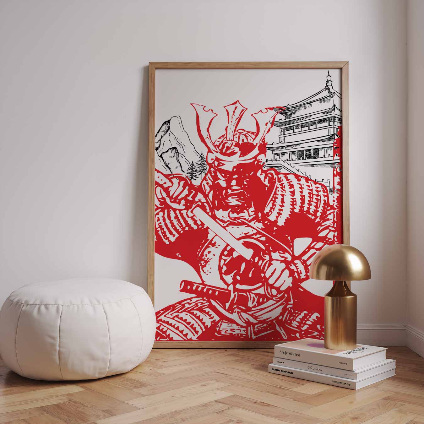 Samurai Krijger Kunstposter