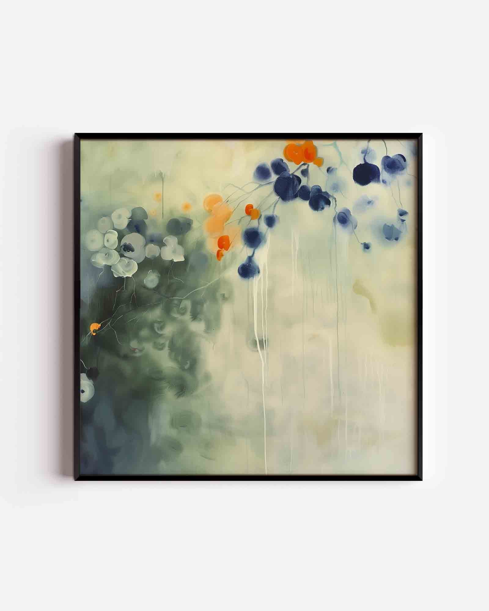 Abstracte bloemen Poster