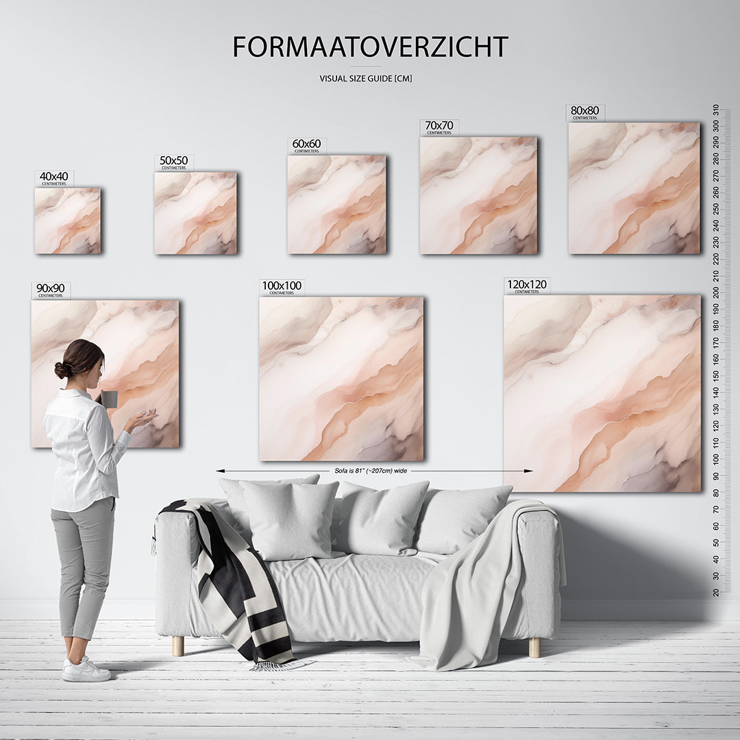 Organische lijnen Kunstwerk