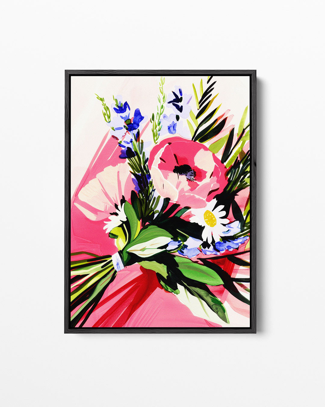 Bloemrijke compositie Kunstwerk