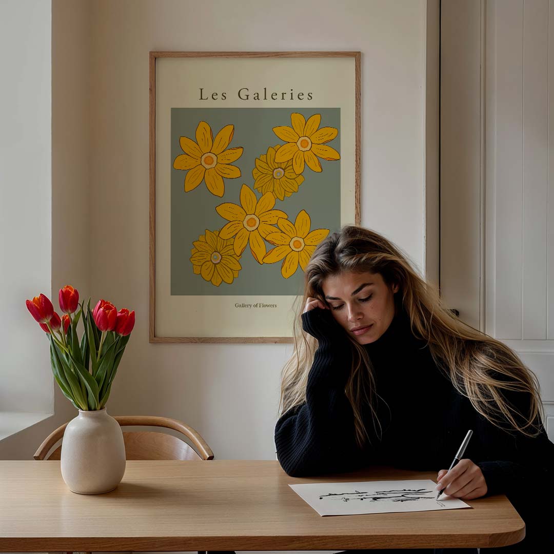 Bloemenpracht Poster-WallArtistic