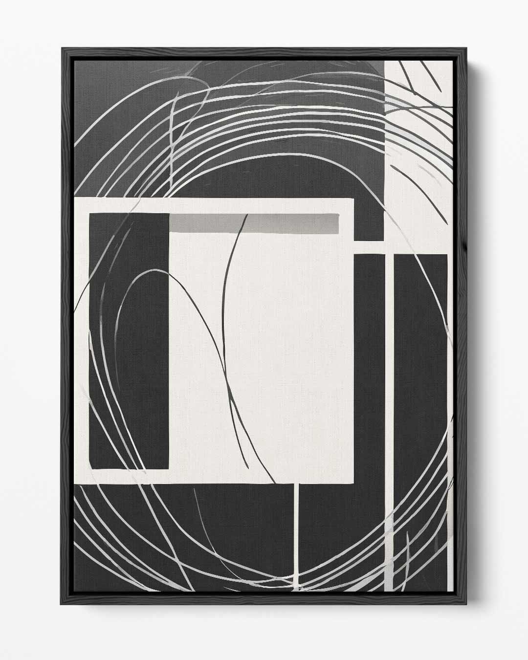 Spelen met Lijnen - Abstract Tweeluik Kunstwerk-canvas-dibond-plexiglas-wanddecoratie-WallArtistic