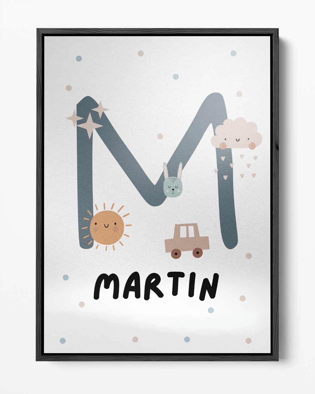 Kinderkamer Poster Met Naam Kunstwerk-canvas-dibond-plexiglas-wanddecoratie-WallArtistic