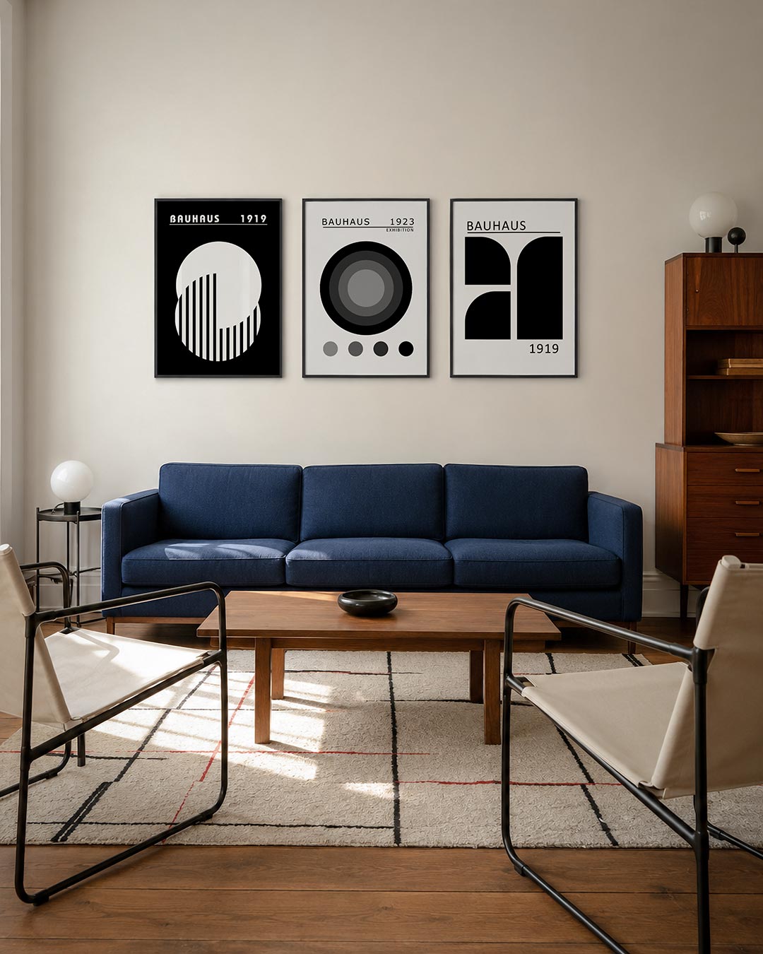 Cirkel en strepen Posterset