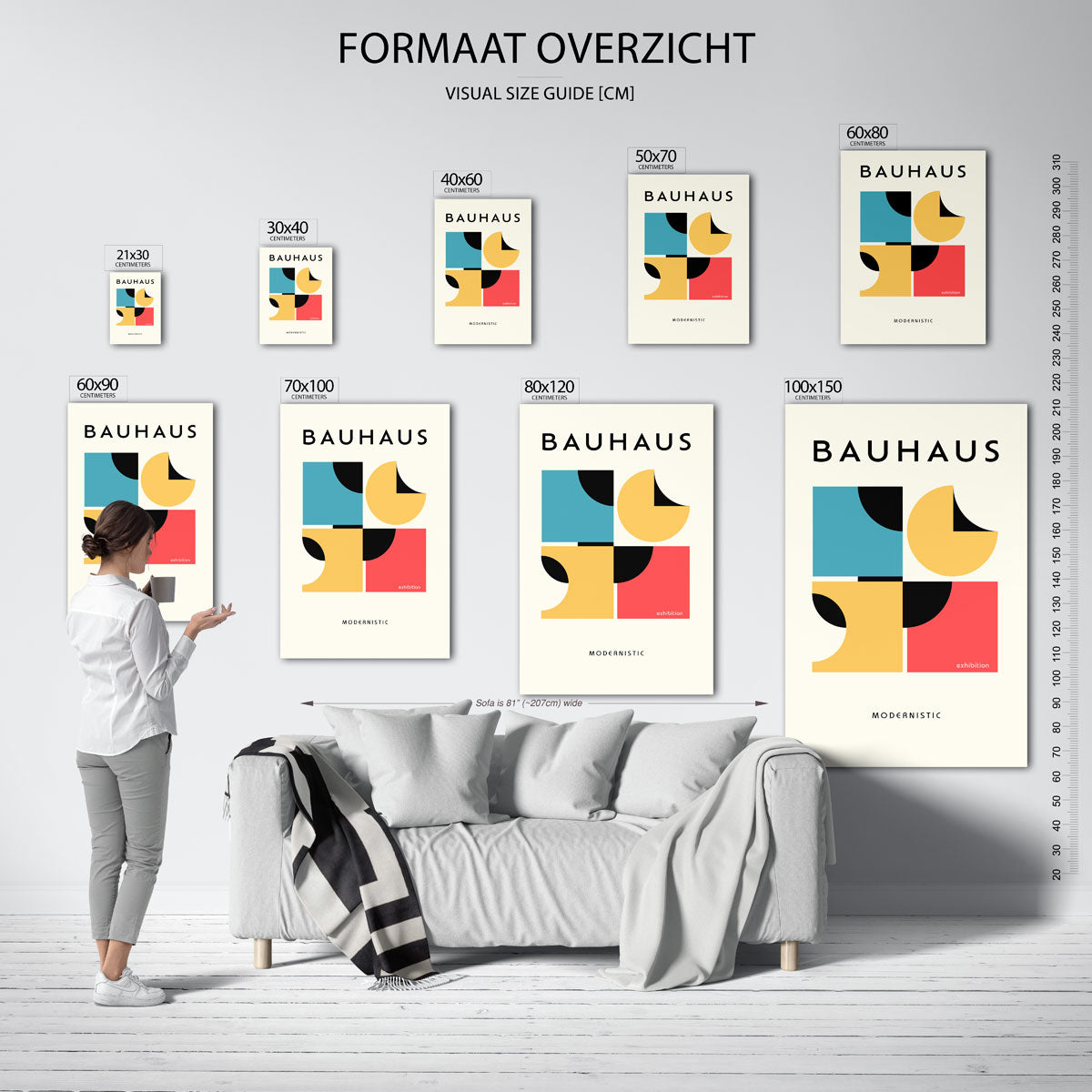 Vorm en kleur Poster