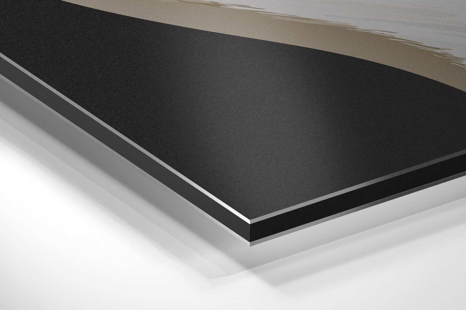 Golvende Vormen in Balans Kunstwerk-canvas-dibond-plexiglas-wanddecoratie-WallArtistic