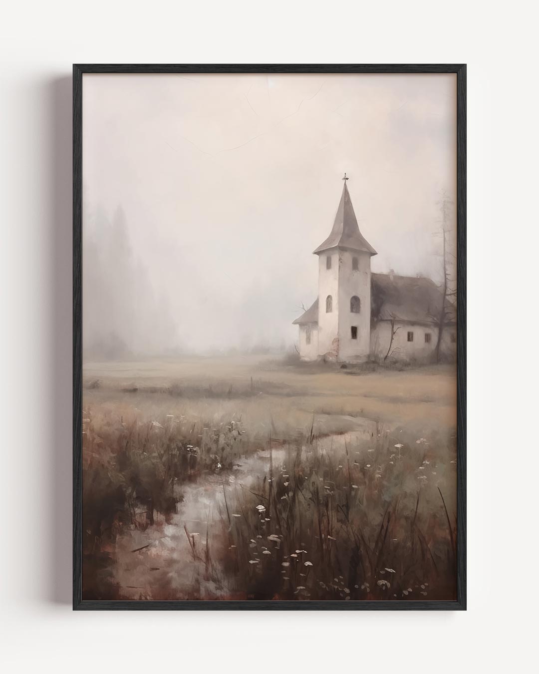Mystieke Ochtendmist Poster-WallArtistic