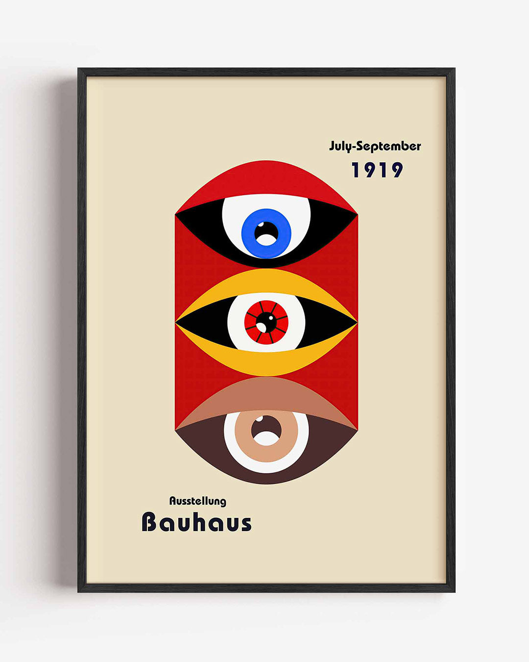 Oogvormen en kleur Poster