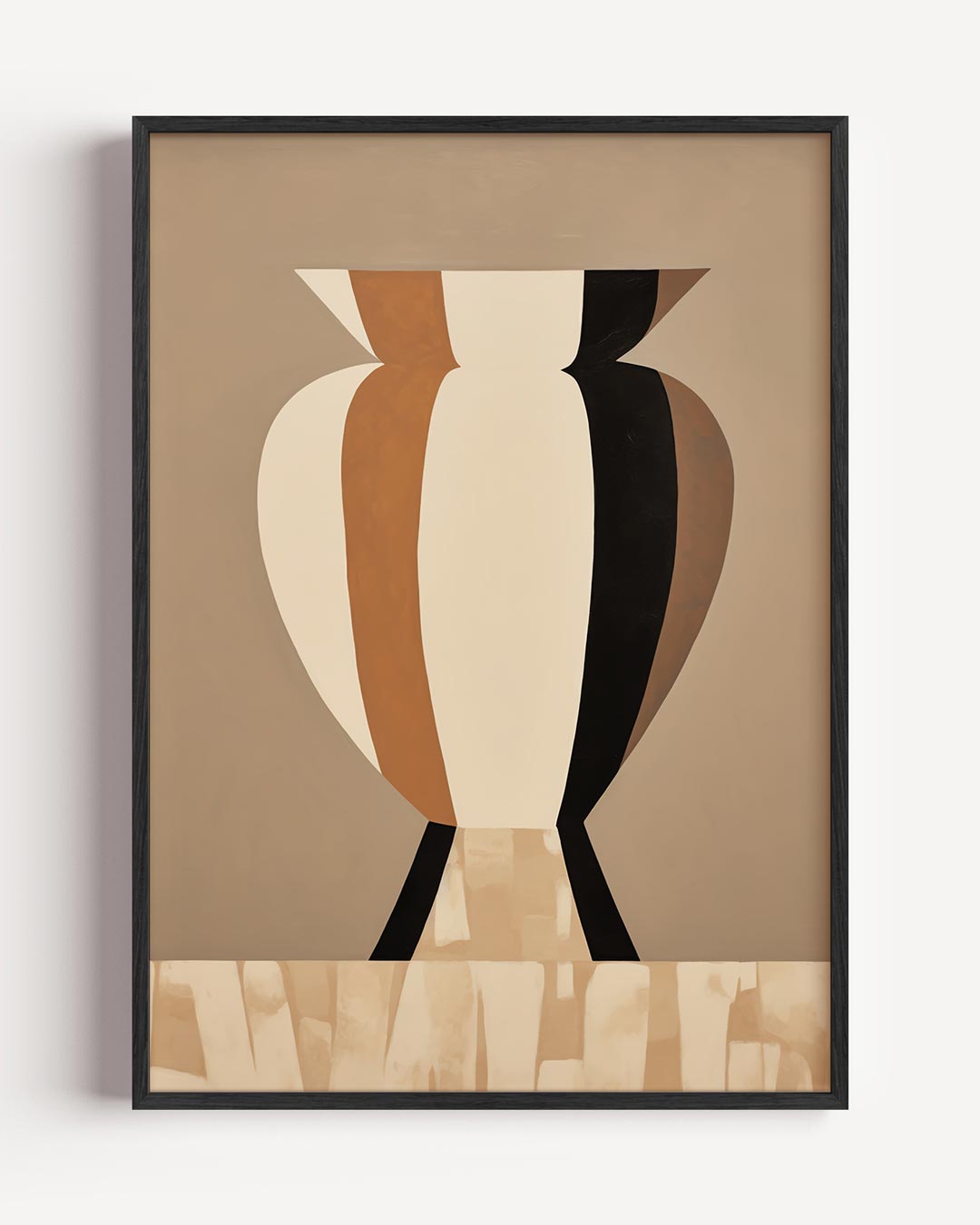 Moderne Abstracte Vaas Poster-WallArtistic