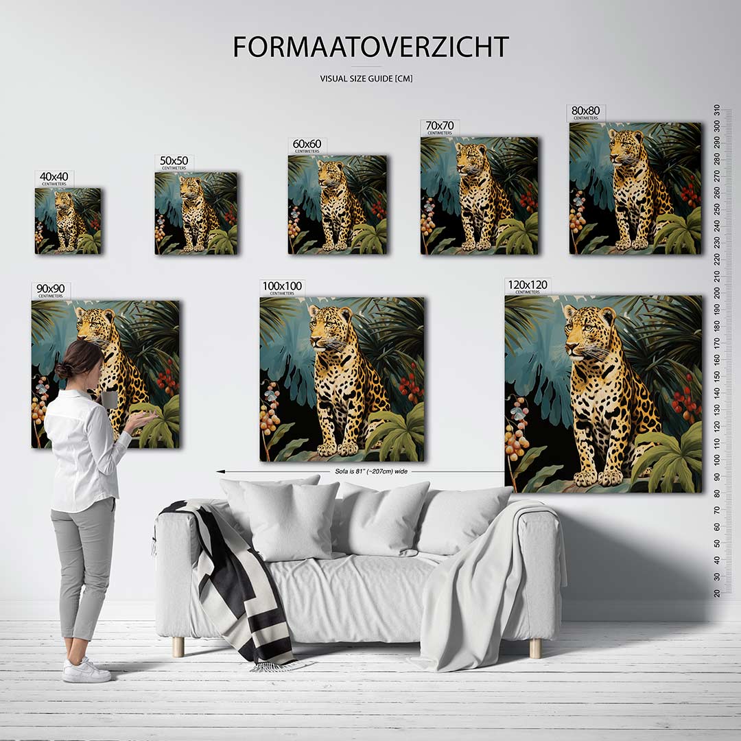 Tropische dierenwereld Kunstwerk