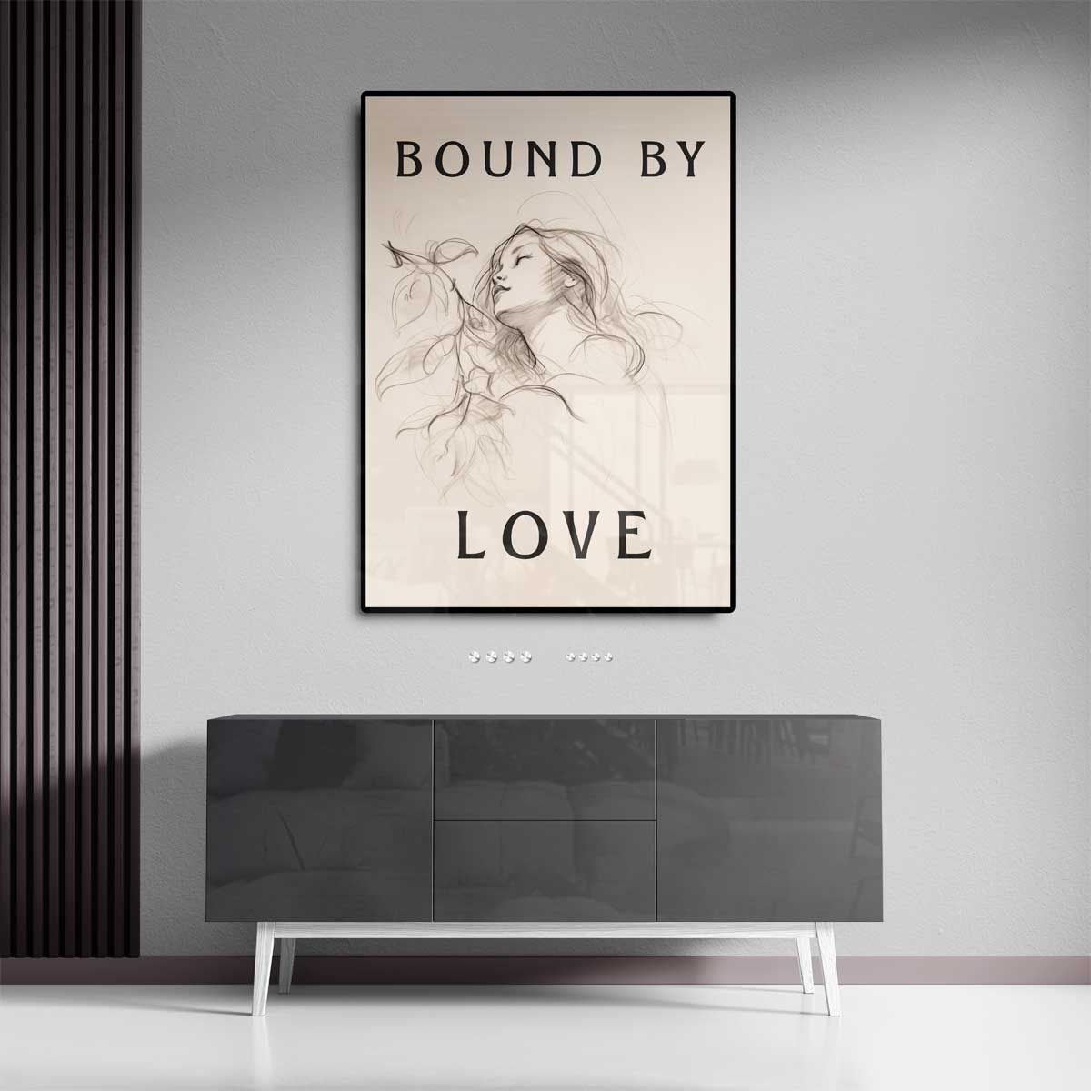 Gevangen in Liefde Kunstwerk-canvas-dibond-plexiglas-wanddecoratie-WallArtistic