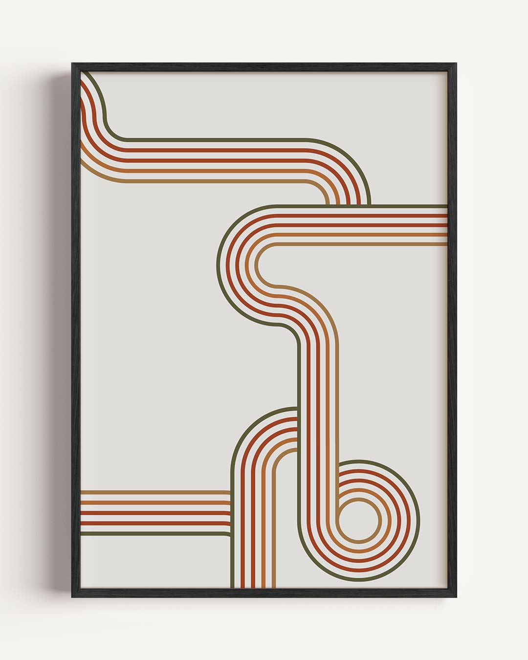 Retro Stripes Poster