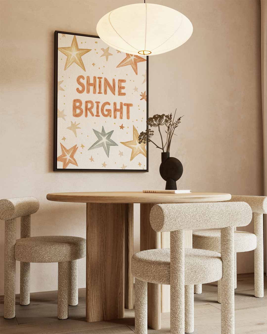 Shine Bright Sterrenprint Kunstwerk-canvas-dibond-plexiglas-wanddecoratie-WallArtistic