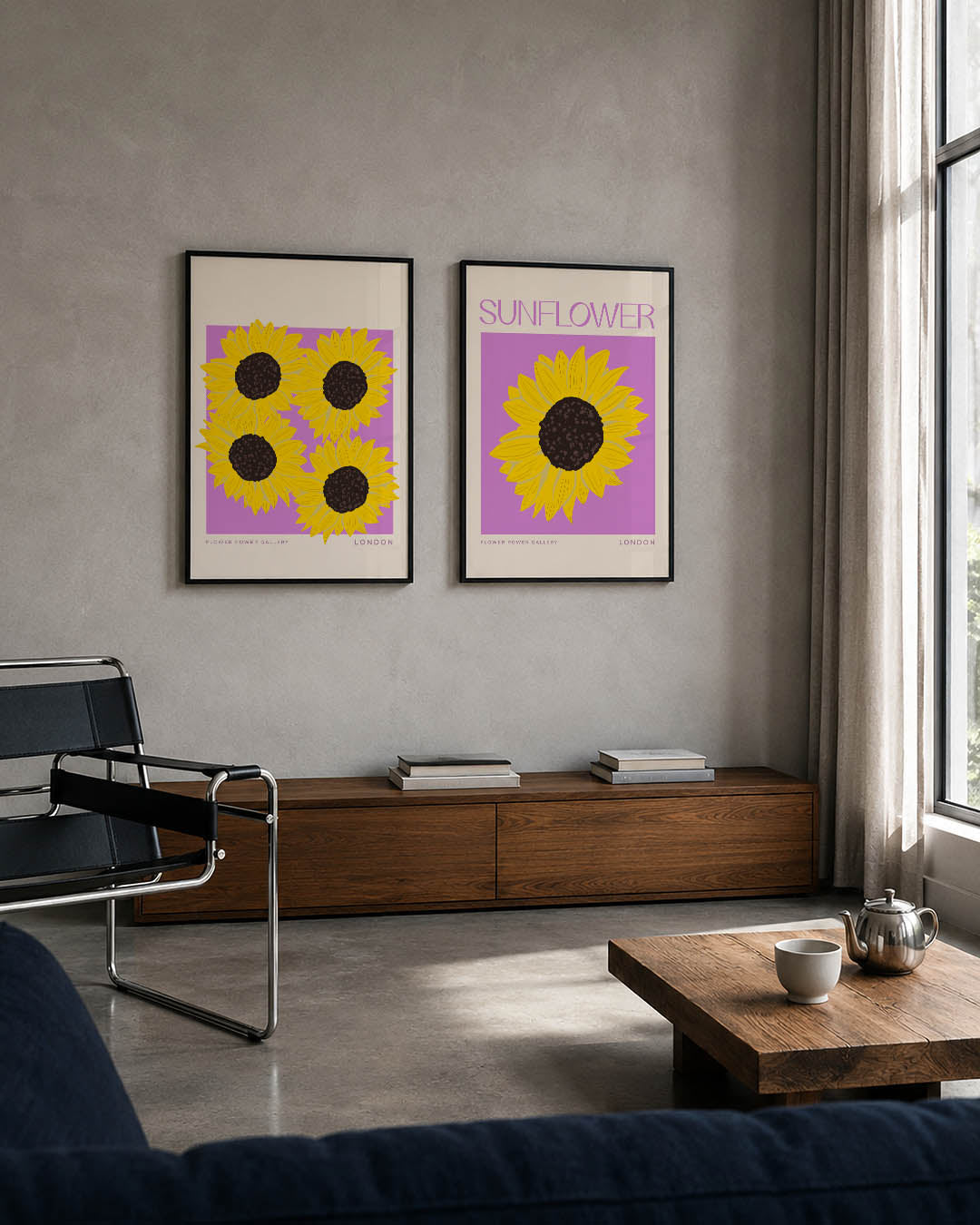 Zonnebloem vreugde Posterset