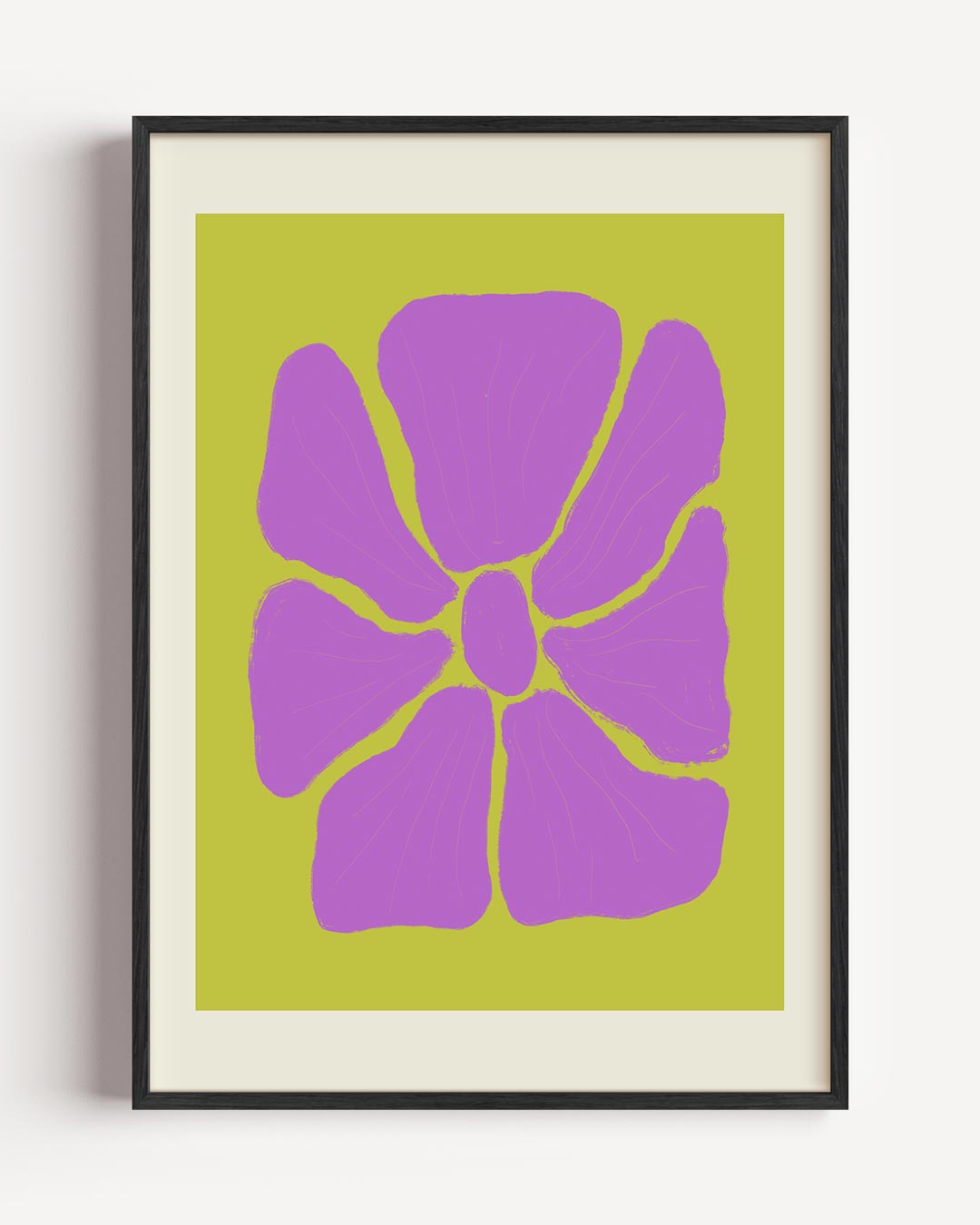 Bloemrijke Abstractie Poster-WallArtistic
