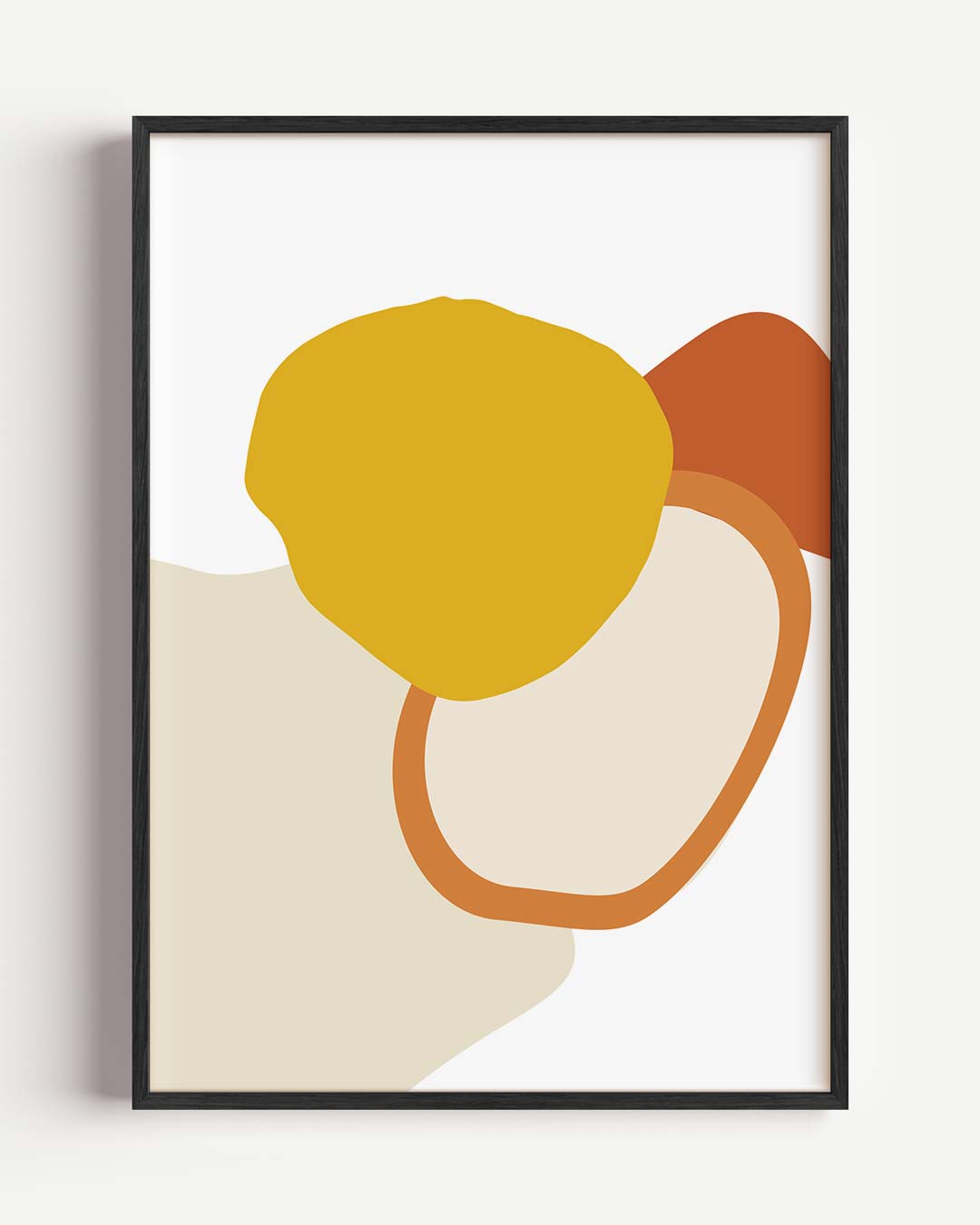 Vrolijke Abstracte Kunstposter