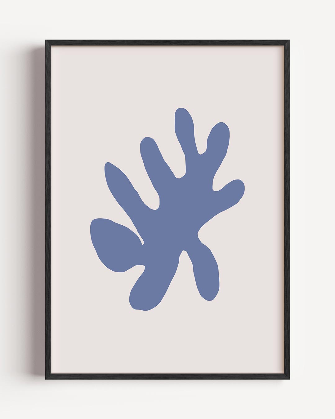 Moderne Blad Abstractie Poster-WallArtistic