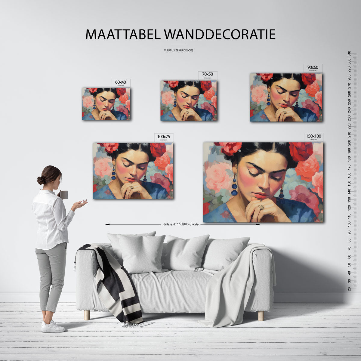 Portretstudie Kunstwerk