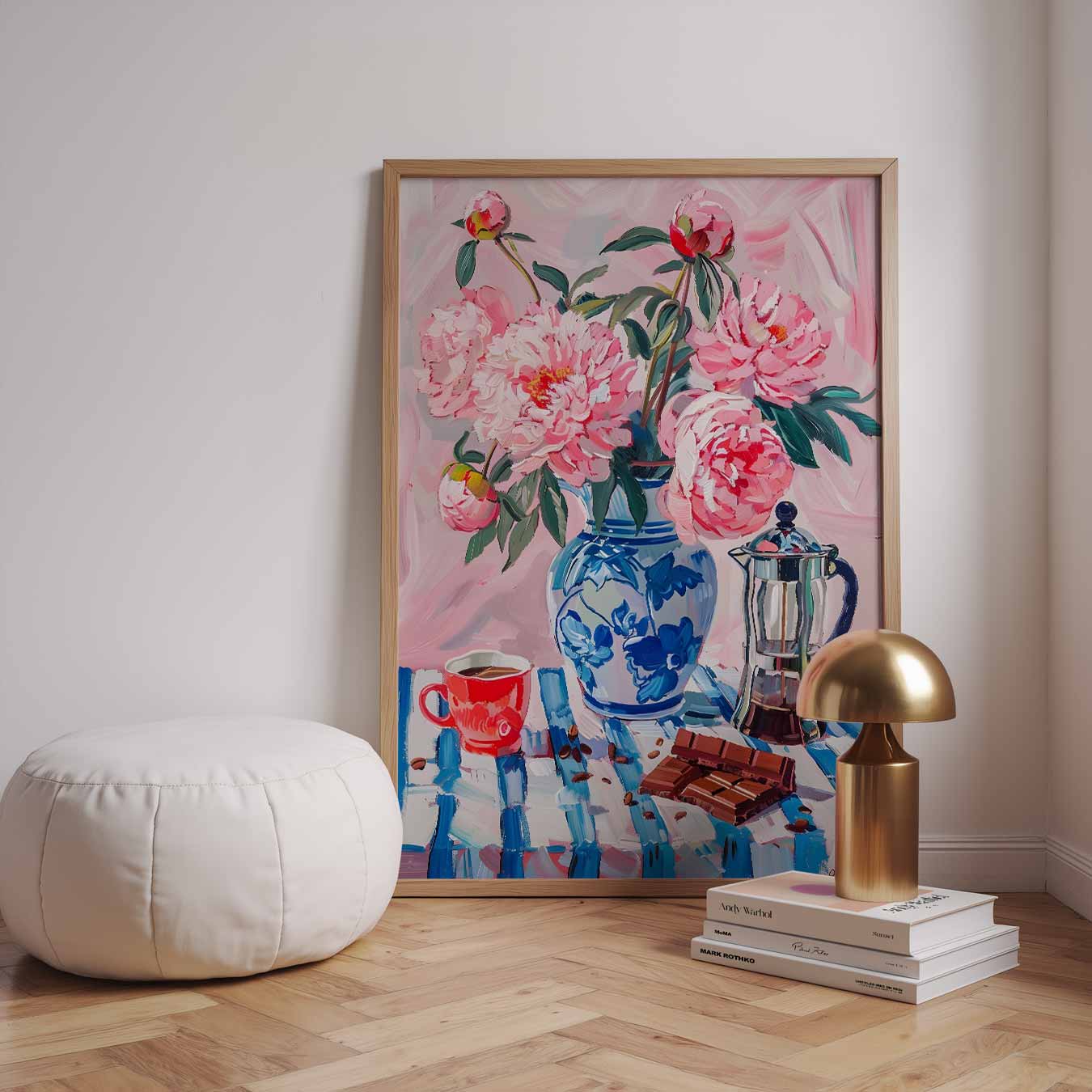 Bloemige Elegantie Poster
