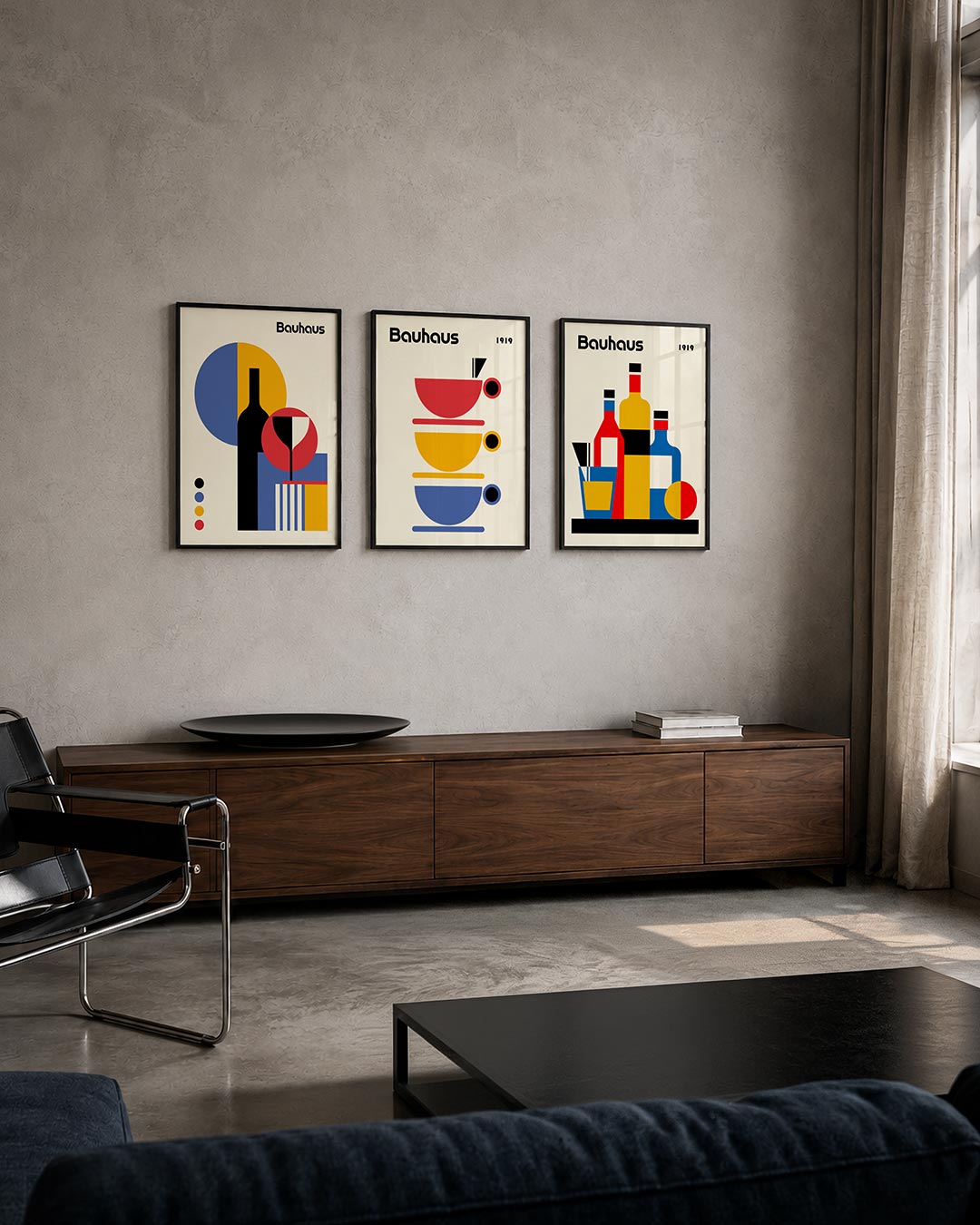 Vormen en kleurvlakken Posterset