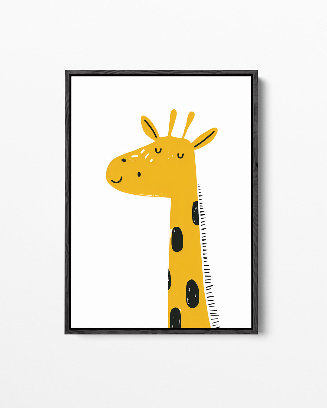 Vrolijke giraffe illustratie Kunstwerk