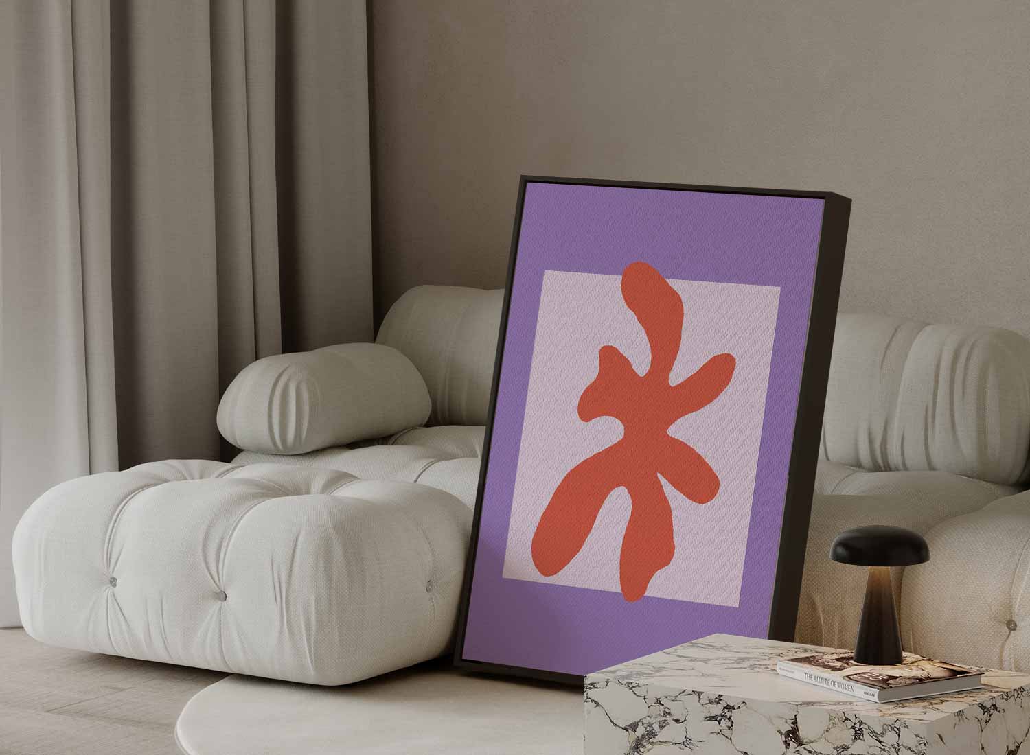Vrolijk Abstract Design Kunstwerk-canvas-dibond-plexiglas-wanddecoratie-WallArtistic