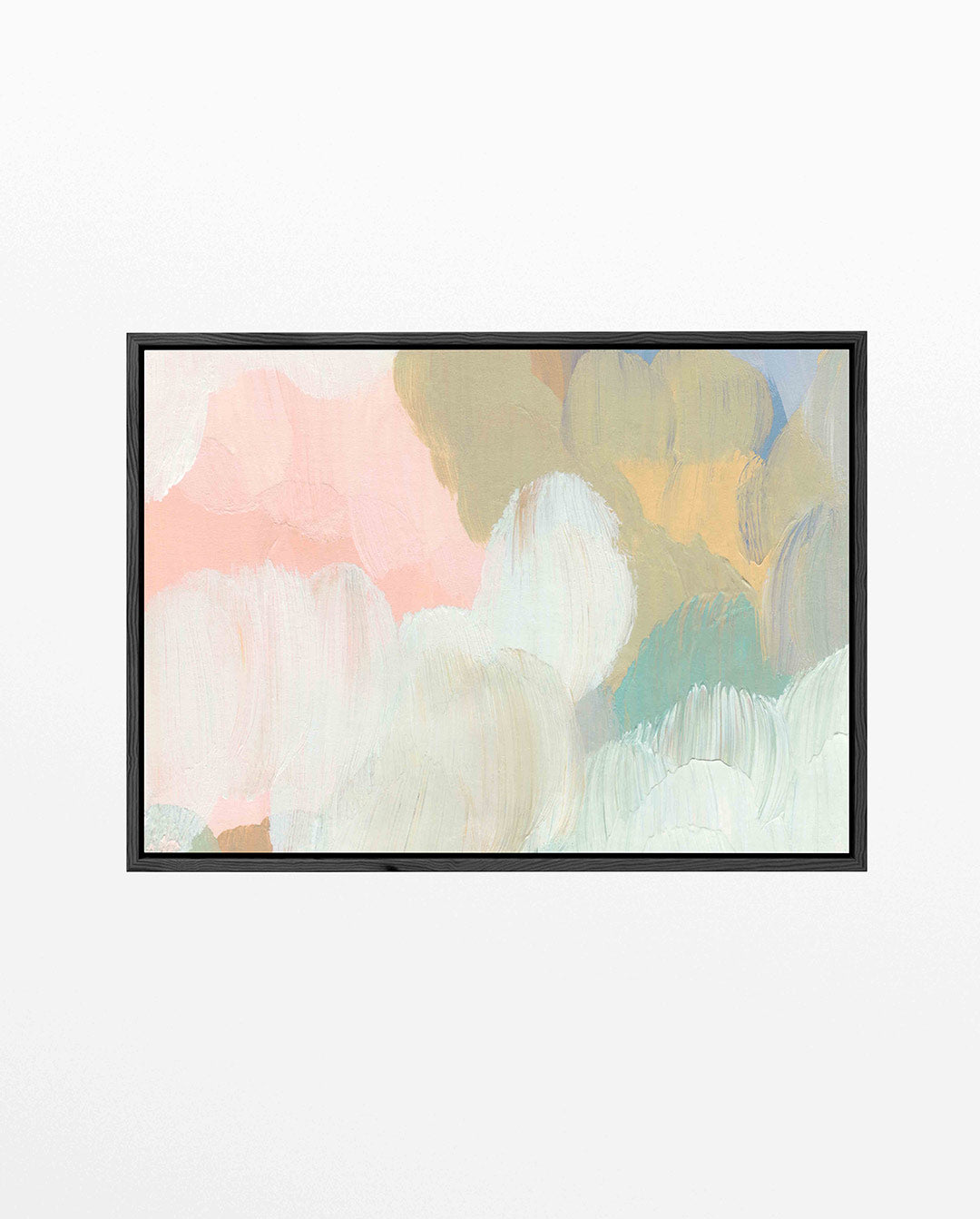 Zachte kleuren compositie Kunstwerk