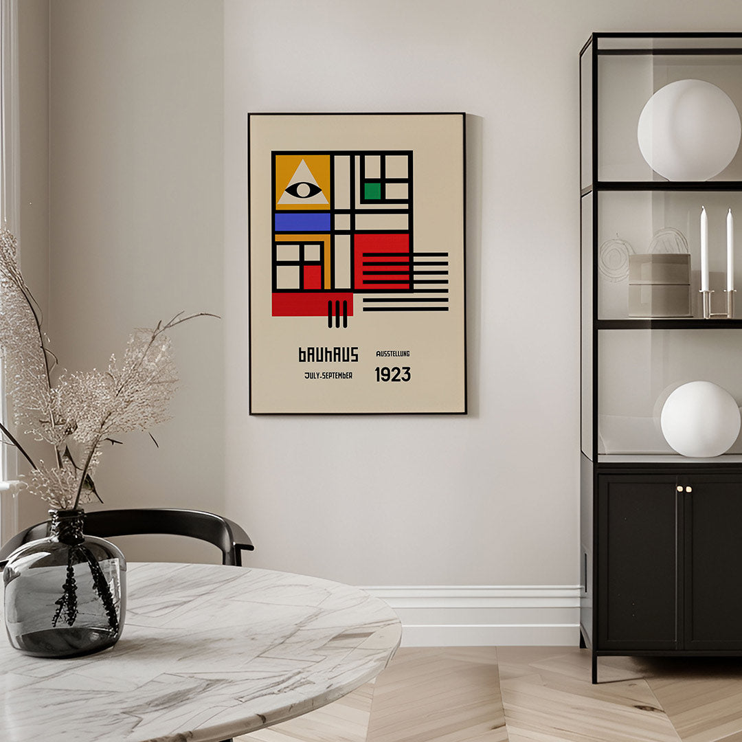 Vormen en vlakkenspel Poster