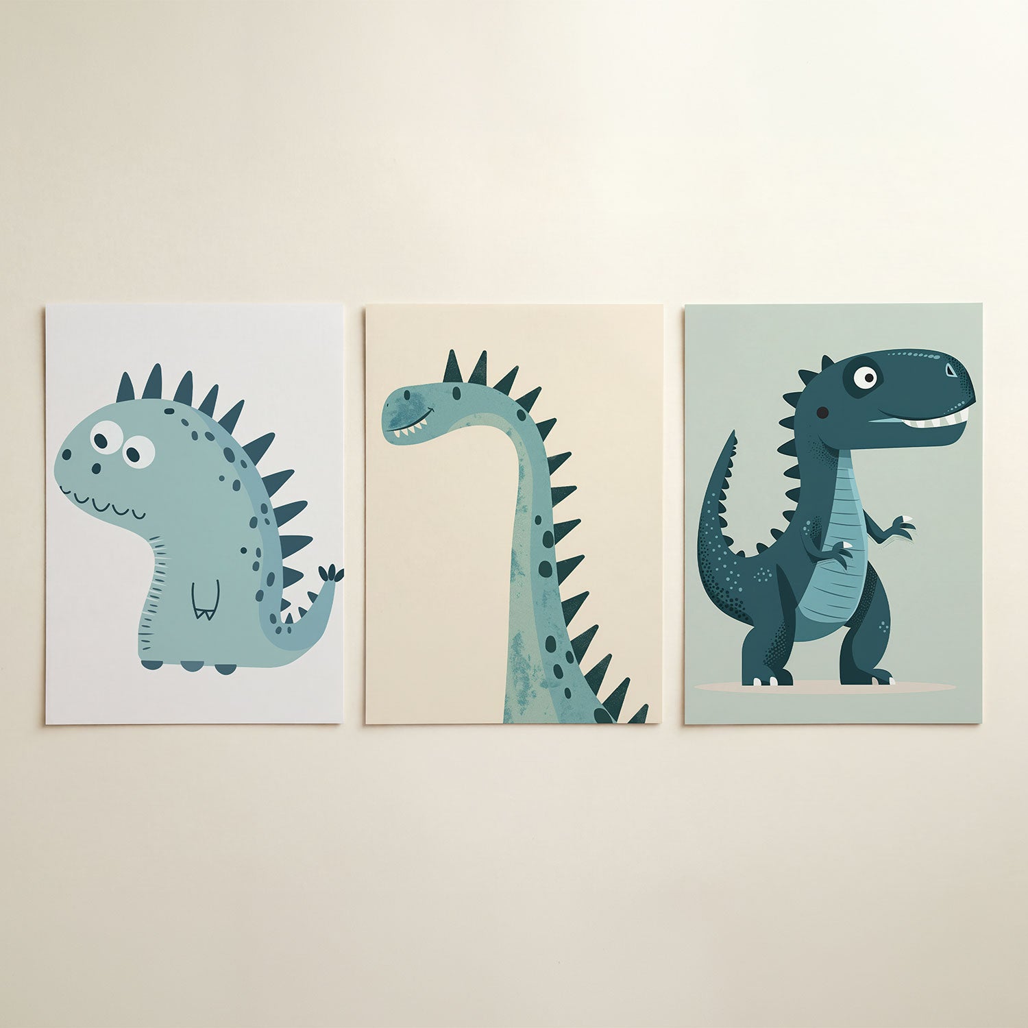Speelse dino Posterset