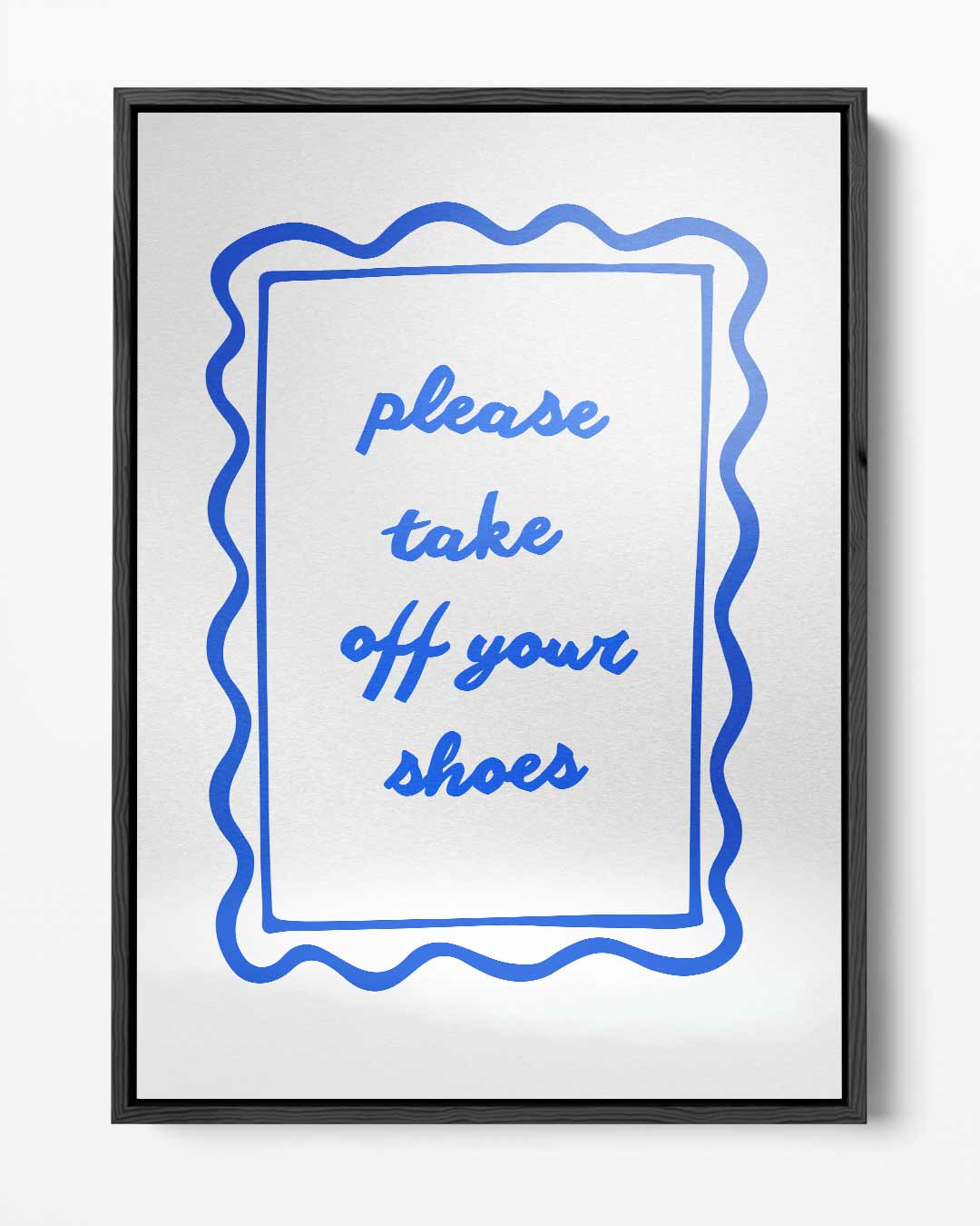 Welkomstbordje "Please Take Off Your Shoes Kunstwerk-canvas-dibond-plexiglas-wanddecoratie-WallArtistic