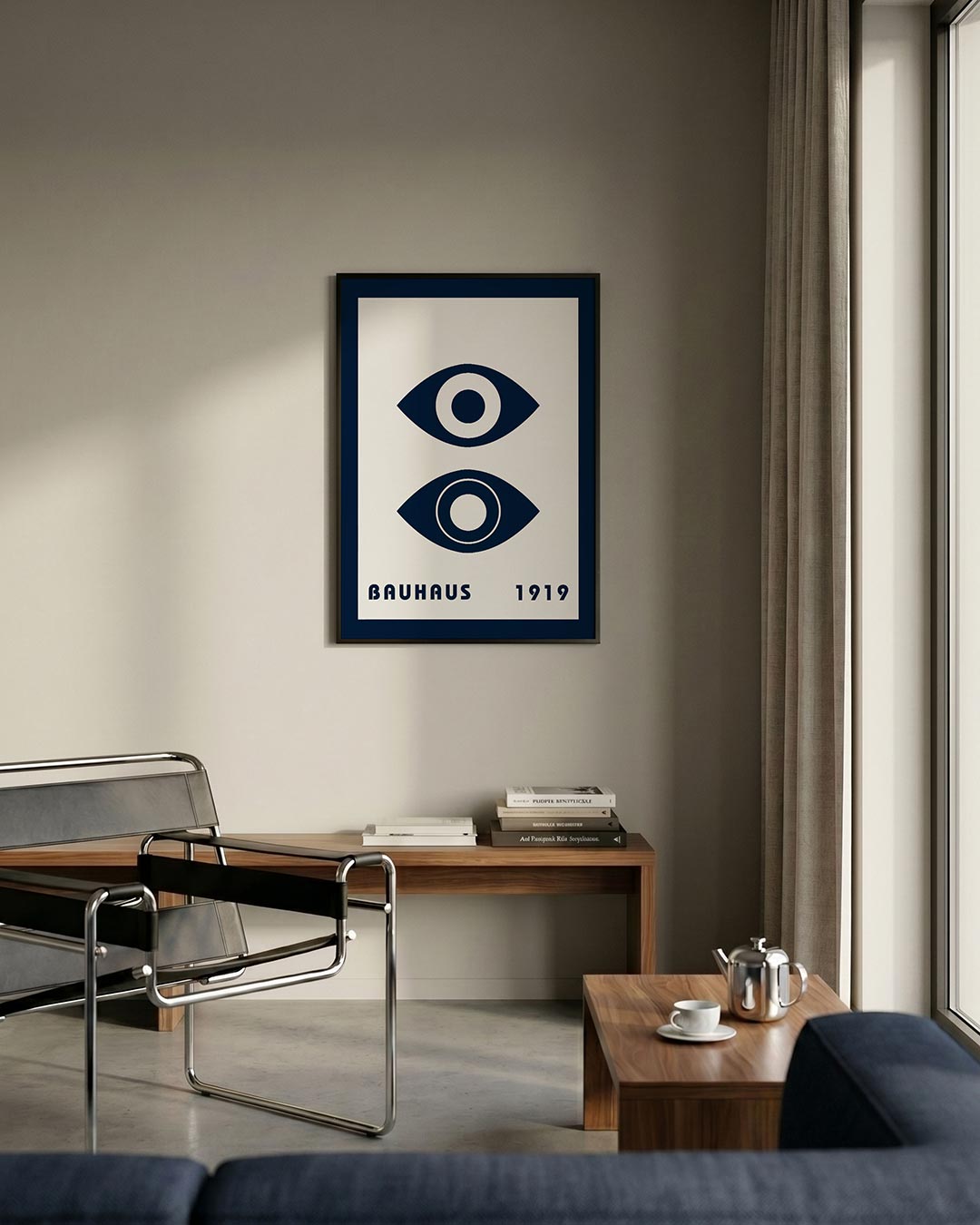 Oogvormen en lijnen Poster