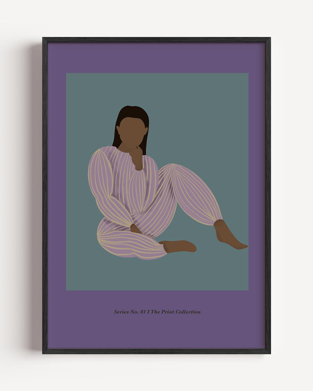 Stijlvolle Zen Vrouw Poster-WallArtistic