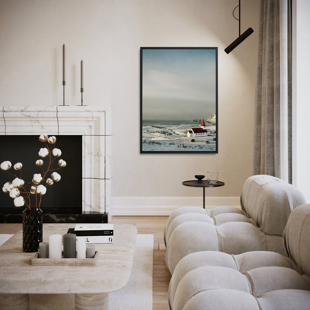 Winterlandschap Kunstwerk