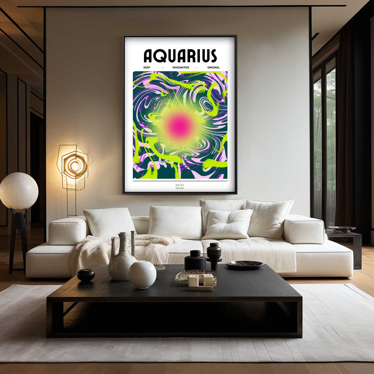Abstract kunstwerk Kunstwerk-canvas-dibond-plexiglas-wanddecoratie-WallArtistic