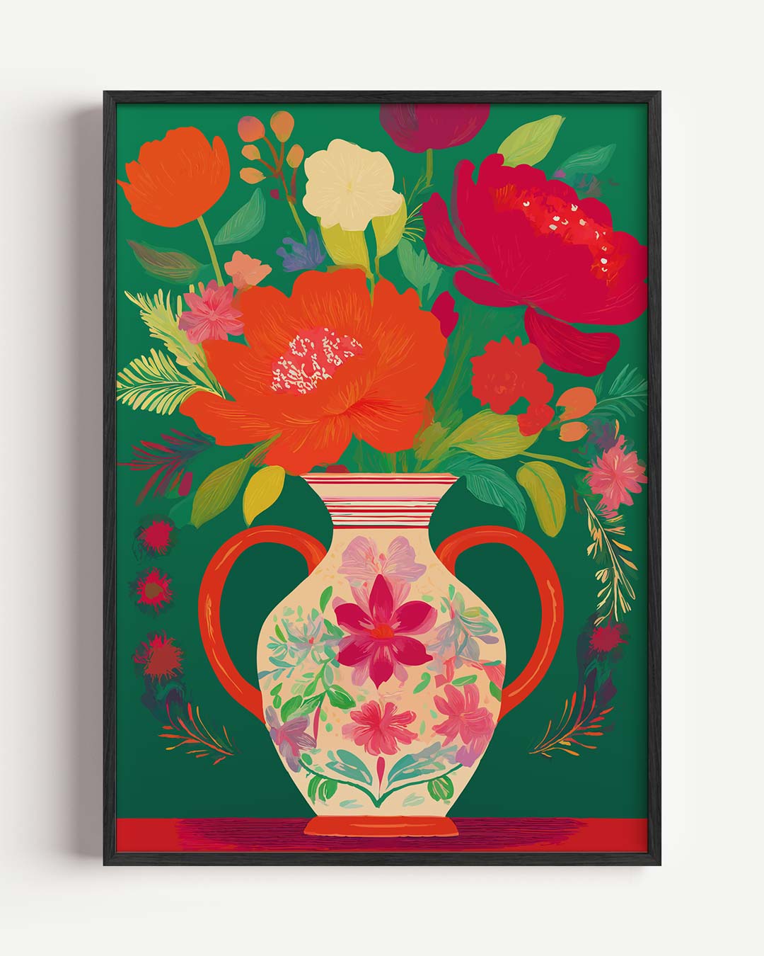 Bloemenpracht in Vaas Poster