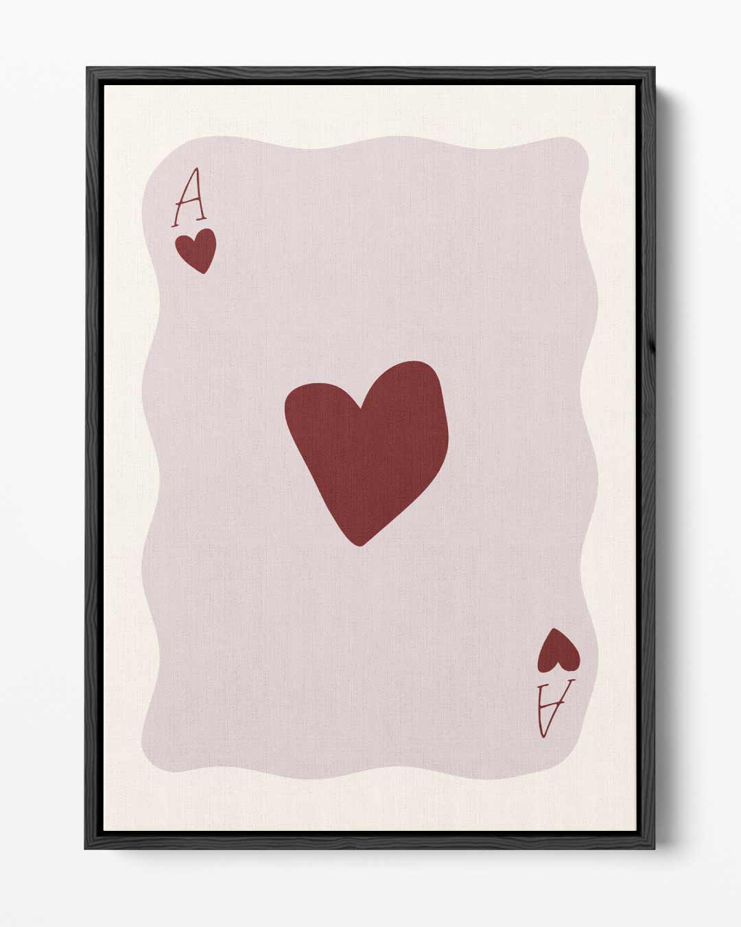 Ace of Hearts Kunstprint Kunstwerk-canvas-dibond-plexiglas-wanddecoratie-WallArtistic