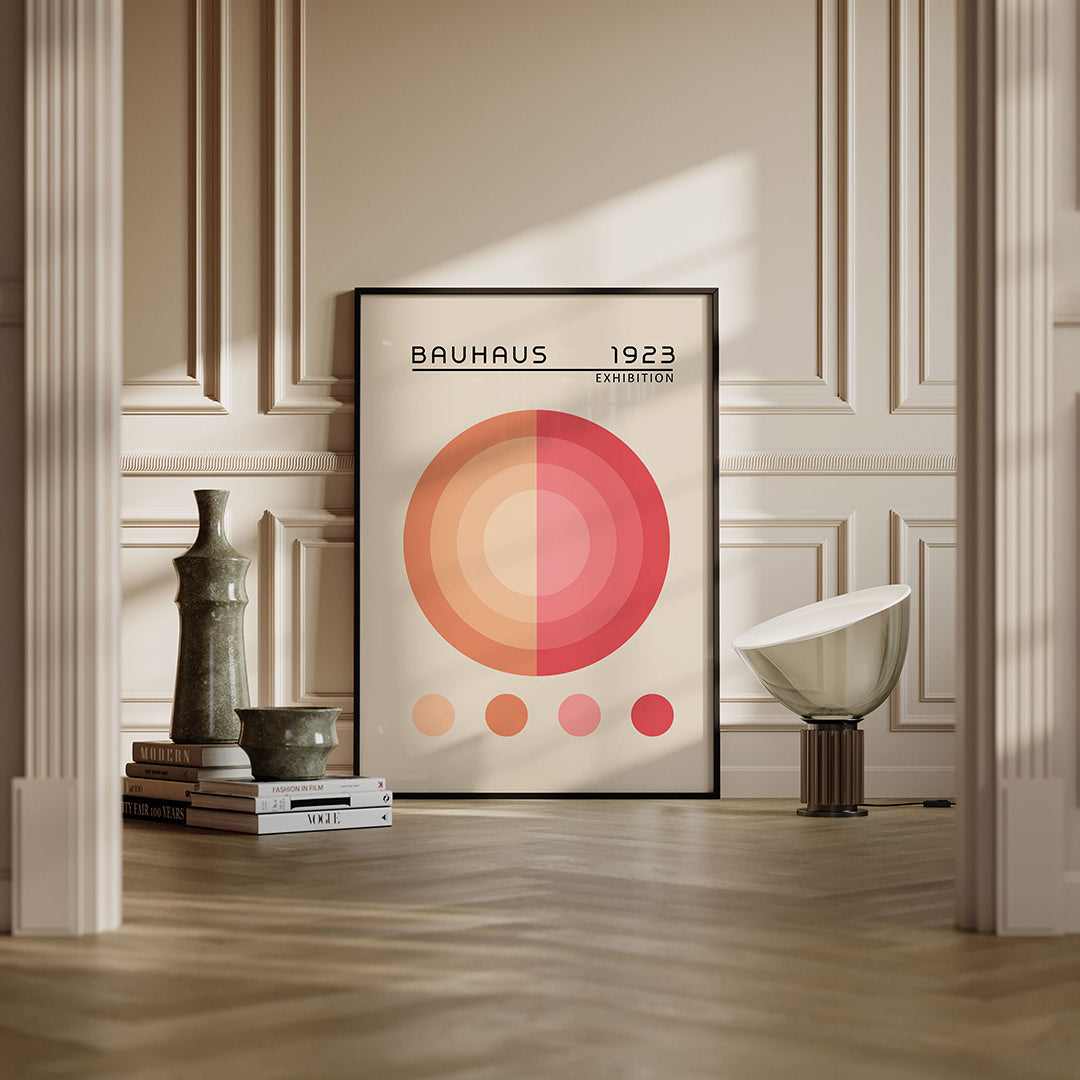 Cirkelvormen en kleur Poster