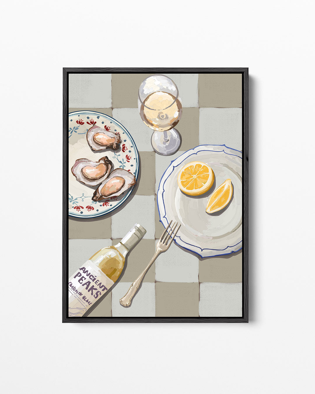 Culinaire tafelscène Kunstwerk