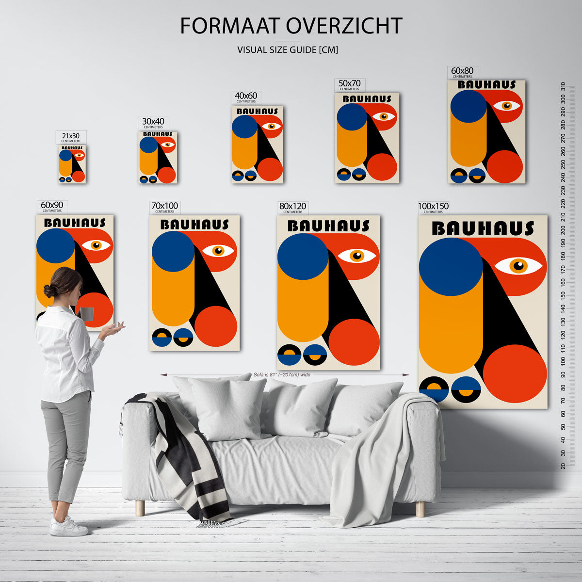 Vormen en vlakkenspel Poster