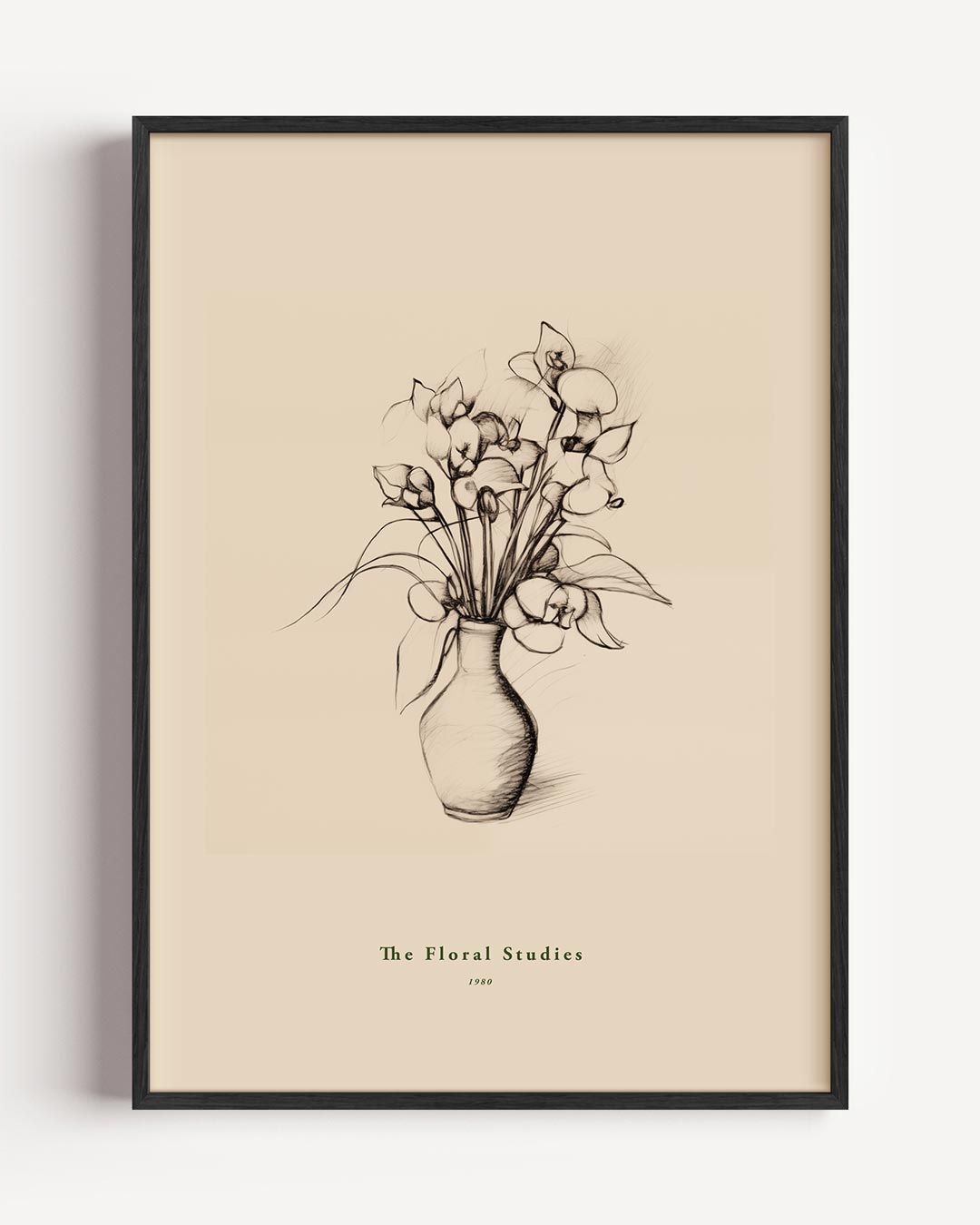 Stijlvolle Bloemenstudie Poster-WallArtistic
