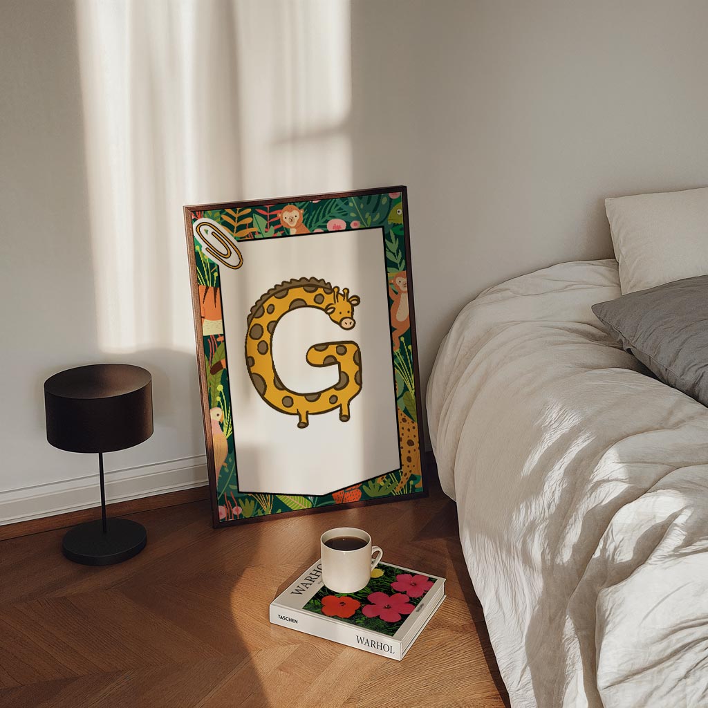 Jungle Alfabet Poster