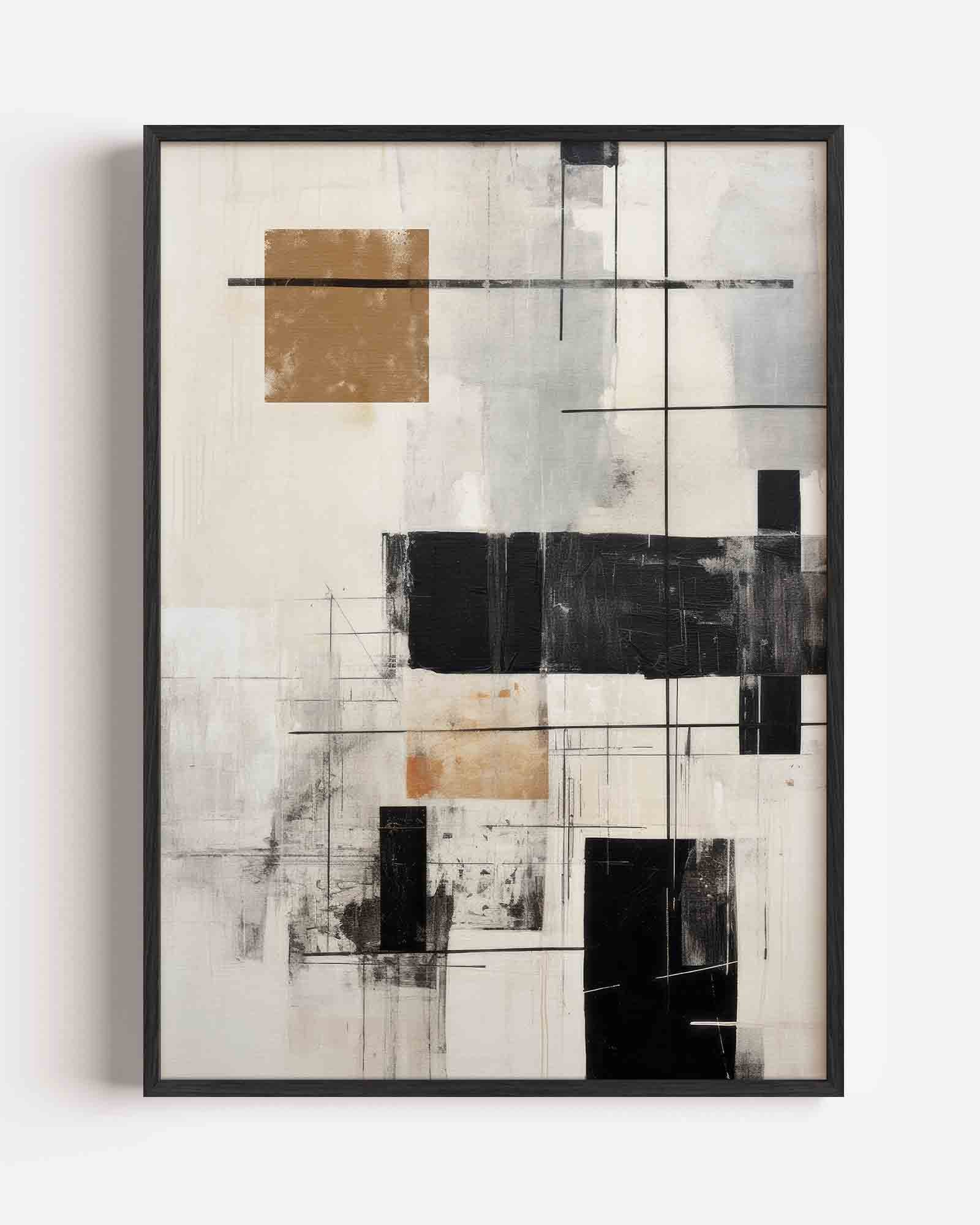 Abstracte vormen Poster
