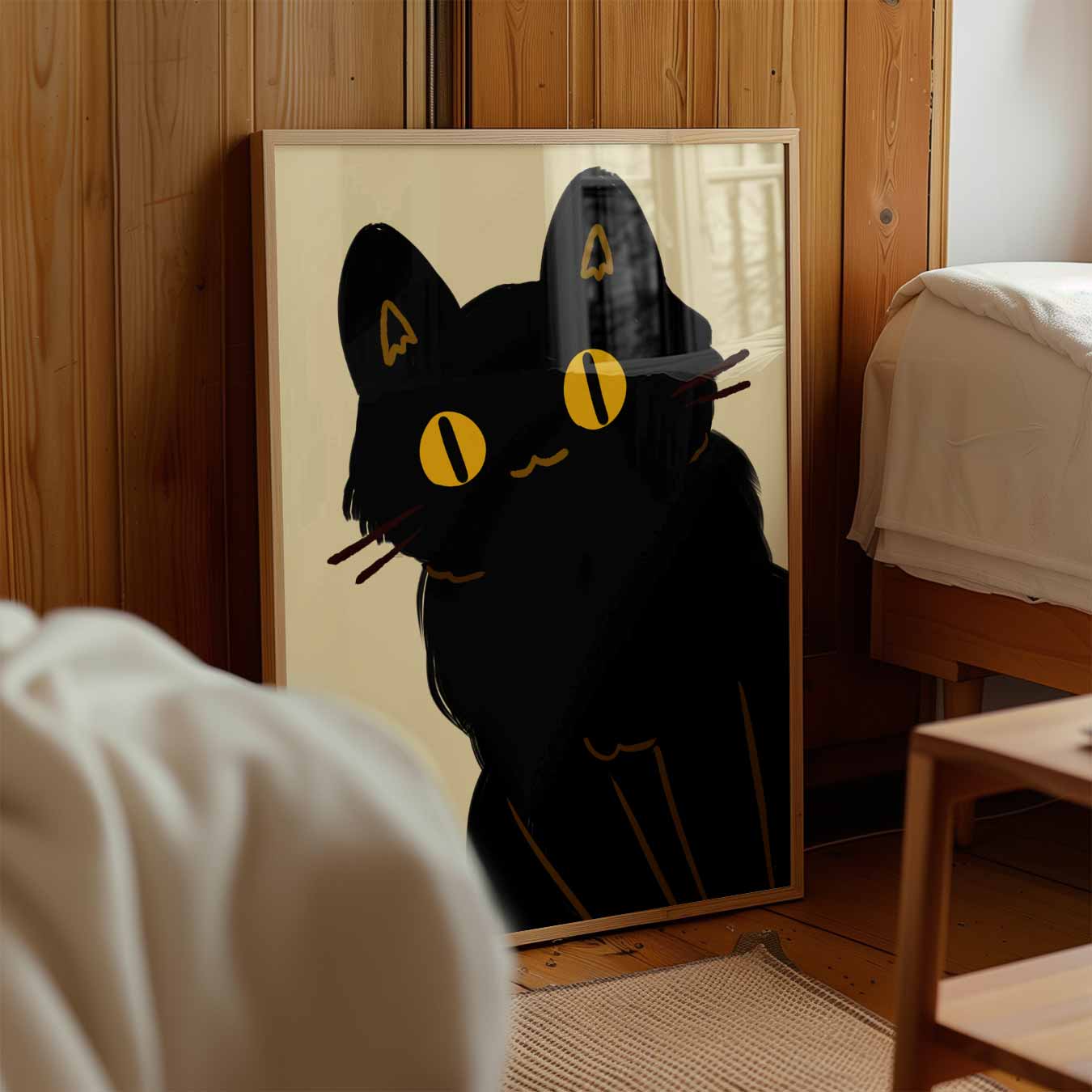 Mystieke Kattenblik Poster