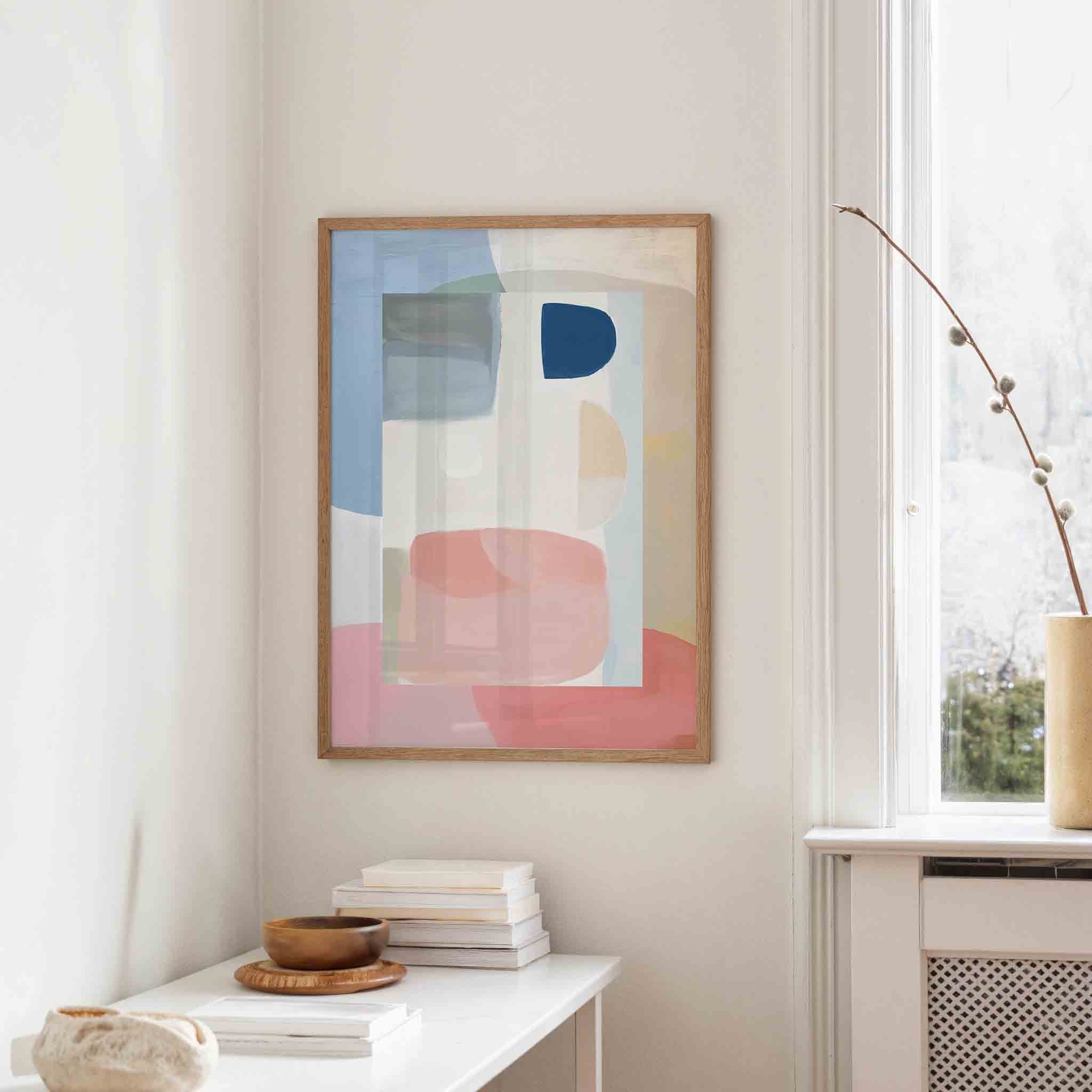 Abstracte vormen Poster