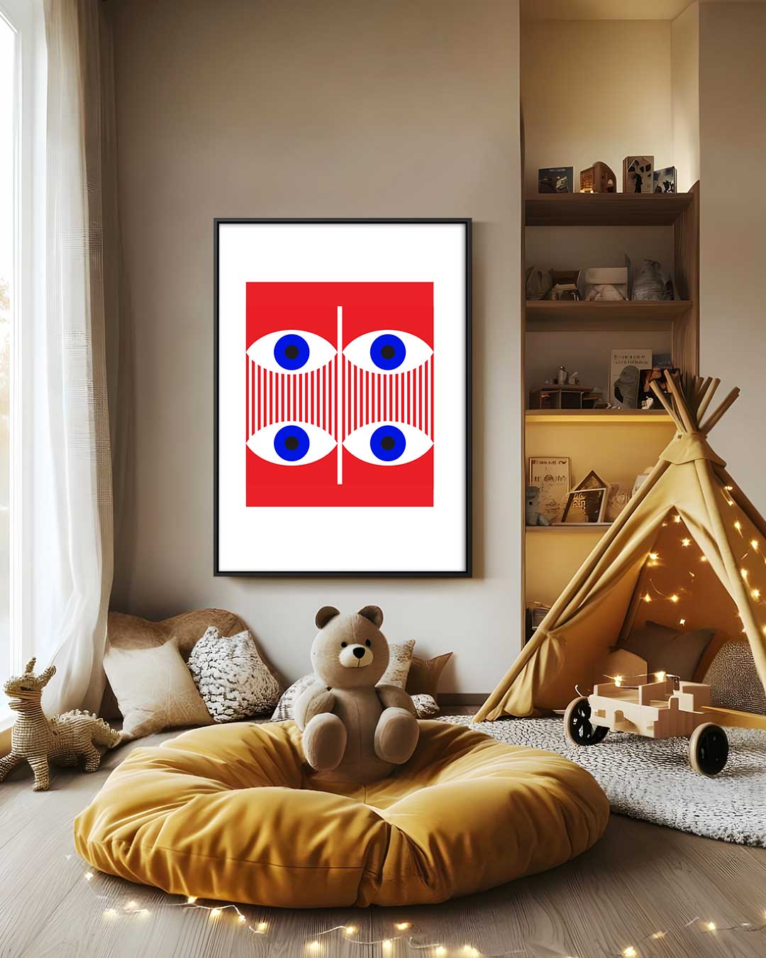 Blik van de Kunstenaar Kunstwerk-canvas-dibond-plexiglas-wanddecoratie-WallArtistic